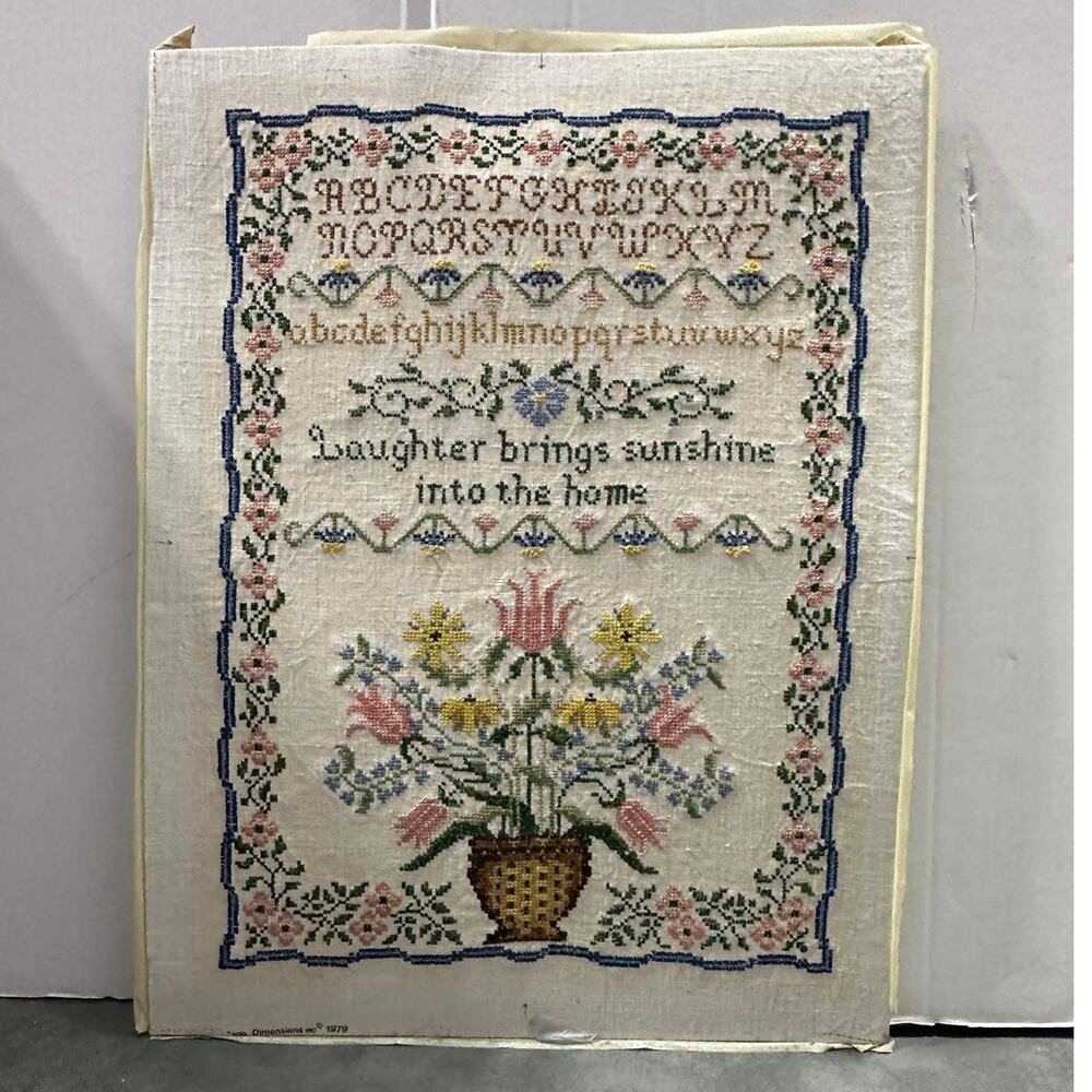 Laughter Brings Sunshine Into the Home, 1979, Wall Hanging, ~ 251008-WH P-5